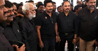 DMK Legislators in Black Shirts Protest Before Budget