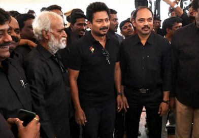 DMK Legislators in Black Shirts Protest Before Budget