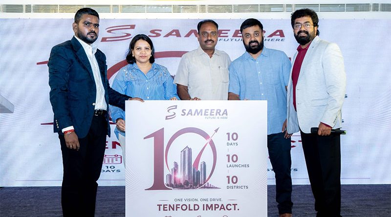 Sameera Group Unveils First-of-its-kind ‘10 Projects in 10 Days across 10 Districts’ initiative in Tamil Nadu