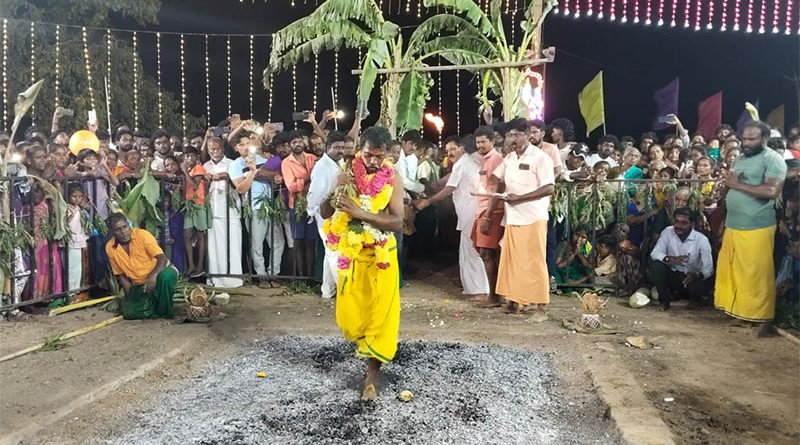 ஒத்திவாக்கம் ஸ்ரீ செல்லியம்மன் ஸ்ரீ செங்கழனி அம்மன் திருக்கோயிலில் நடைபெற்ற 24ம் ஆண்டு தீமிதி திருவிழ! – ஆயிரக்கணக்கான பக்தர்கள் பங்கேற்பு