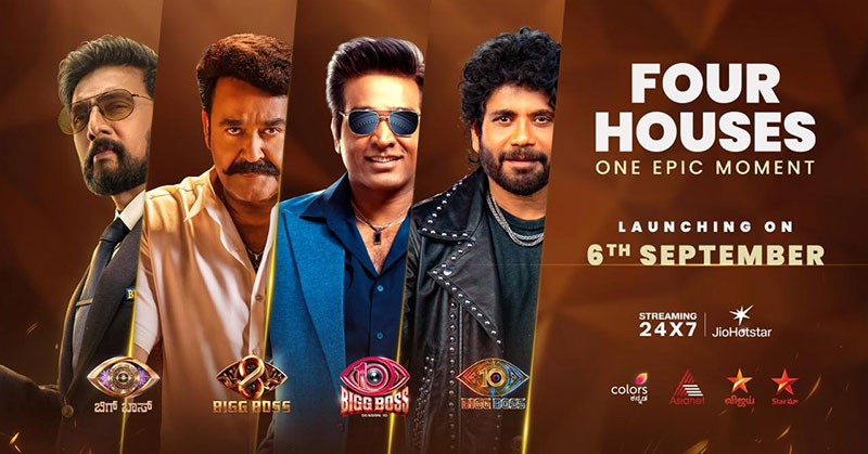 Jiostar brings four Super Stars together for one Epic Bigg Boss moment