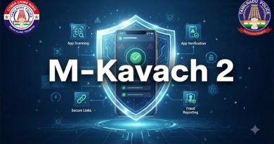 மொபைல் போன்களைப் பாதுகாப்பாக வைத்துக்கொள்ள உதவும் ‘M-Kavach 2’ – காவல்துறை அறிவிப்பு