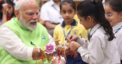 பிரதமர் மோடி ரக்‌ஷா பந்தன் வாழ்த்து