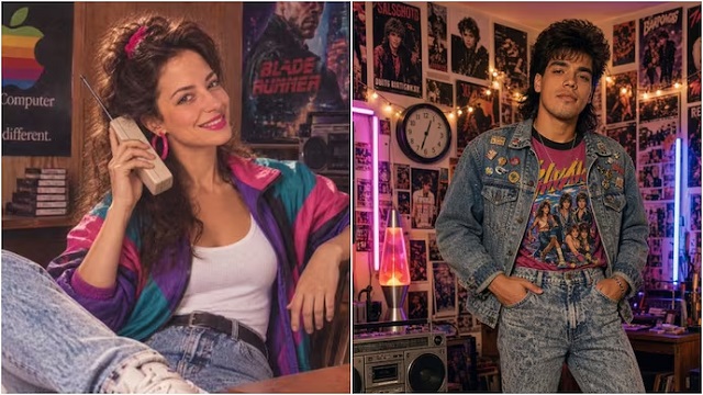 AI Brings Back the Bold 80s Makeup and Hair Trends