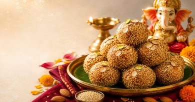 Almond & Amaranth Ladoos for Ganesh Chaturthi