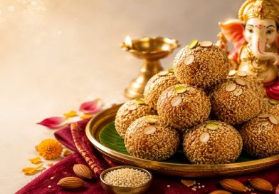 Almond & Amaranth Ladoos for Ganesh Chaturthi