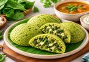 Healthy Stuffed Palak Idli With Paneer