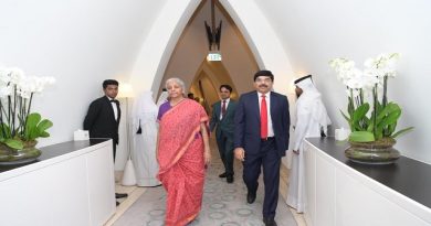 India’s Finance Minister Visits Doha for AIIB Meeting