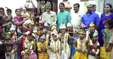 மதுரையில் ஸ்ரீ கிருஷ்ண ஜெயந்தி கோலாகலம் – ராதை – கிருஷ்ணன் வேடமணிந்து குழந்தைகள் அசத்தல்!
