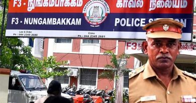 போலீஸ் சப்-இன்ஸ்பெக்டர் எறித்துக் கொலை! – மனைவி கைது