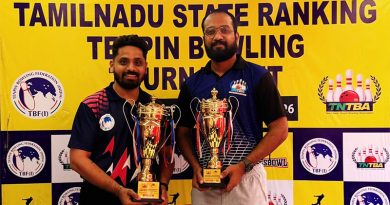 2nd Tamil Nadu State Ranking Tenpin Bowling Tournament – Deepak Kothari wins maiden title
