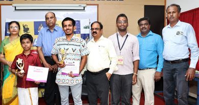 Thirukkural competition organized by the Shriram Ilakkiya Kazhagam – Former Tamil Nadu DGP AX Alexander presented prizes to and commended the winners