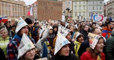 Thousands Protest Against Government Funding Plan for Public Broadcasters in Czech Republic