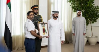 UAE President Honors Pilot for Bravery