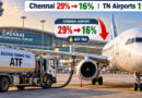 உள்நாட்டு விமானச் சேவைகளுக்கான விமான எரிபொருல் மீதான மதிப்புக்கூட்டி வரியை 16 சதவீதமாகத் குறைத்த தமிழக அரசு
