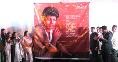 சலானி குழுமத்தின் புதிய விளம்பர தூதரான ஜேசன் சஞ்சய்!