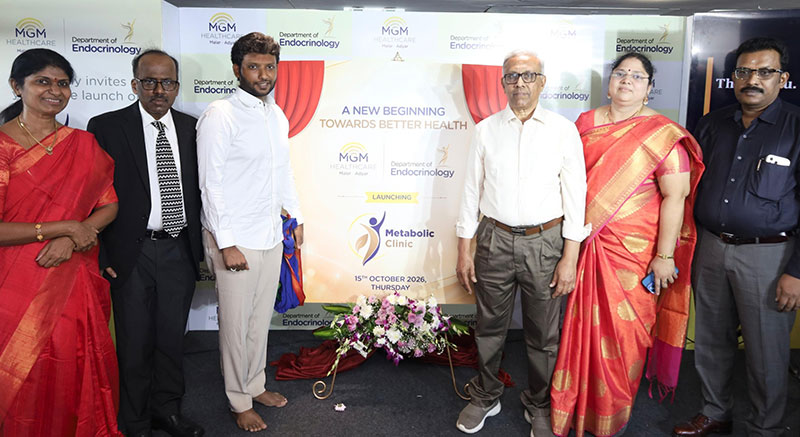 உடல் பருமன் மற்றும் வளர்சிதை மாற்ற கோளாறுகளுக்காக எம்ஜிஎம் ஹெல்த்கேர் மலர் அடையார் தொடங்கியிருக்கும் வளர்சிதை மாற்ற கிளினிக்